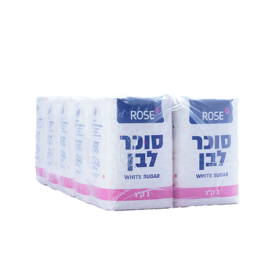 חבילות סוכר לבן - רוז