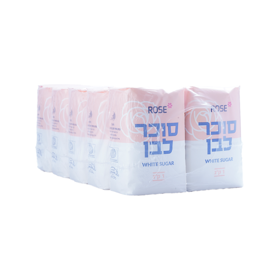 חבילות סוכר לבן - רוז