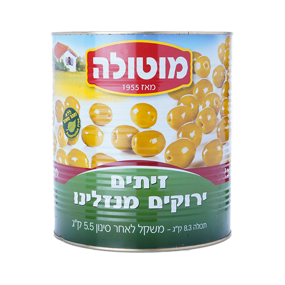 זיתים ירוקים מנזלינו - מוטולה